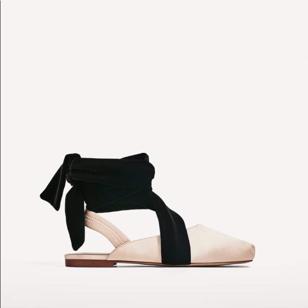 Zara Slingback Ballerinas